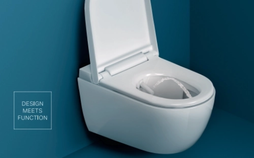 Toilette mit Dusch-WC